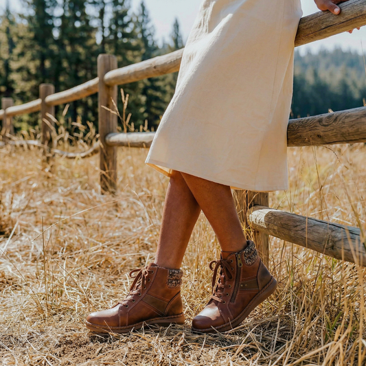 Lifestyle image for Wanda Boot - Tan