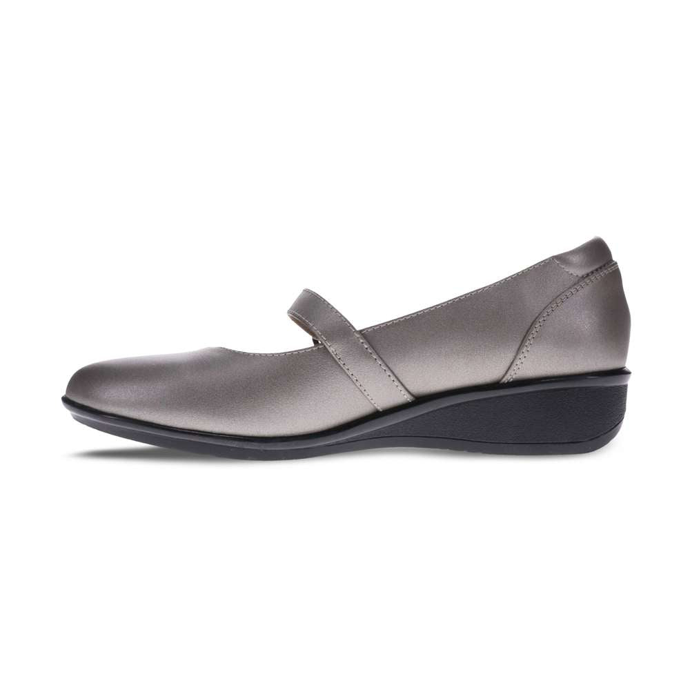Sicily Wedged Mary-Jane - Slate