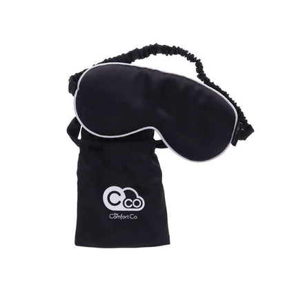 Satin Eye Mask - Black