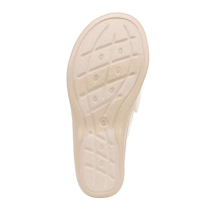 Smile Wedge - White Leopard