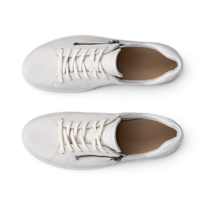 Soft 7 Side Zip Sneaker - White