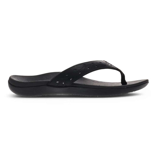 Sonoma Perf Toe Post Sandal - Black