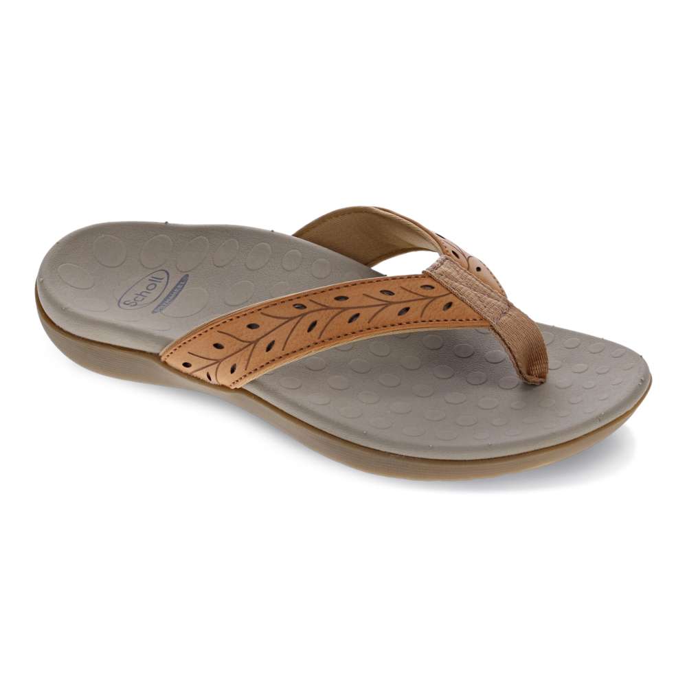 Sonoma Perf Toe Post Sandal - Fawn