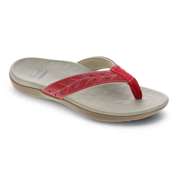Sonoma Perf Toe Post Sandal - Terracotta
