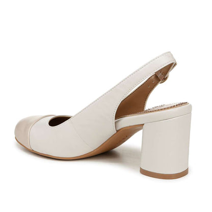 Sophie Slingback Pump - Warm White/Porcelain