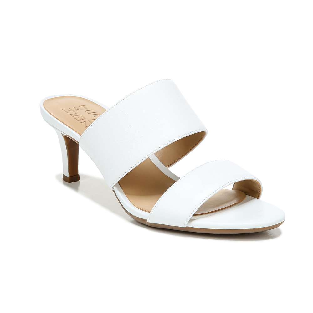 Tibby Mule Sandal - White