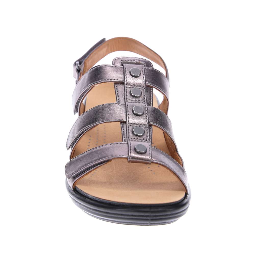 Toledo Slingback Sandal - Gunmetal