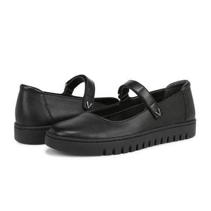 Uptown Mary-Jane - Black Leather