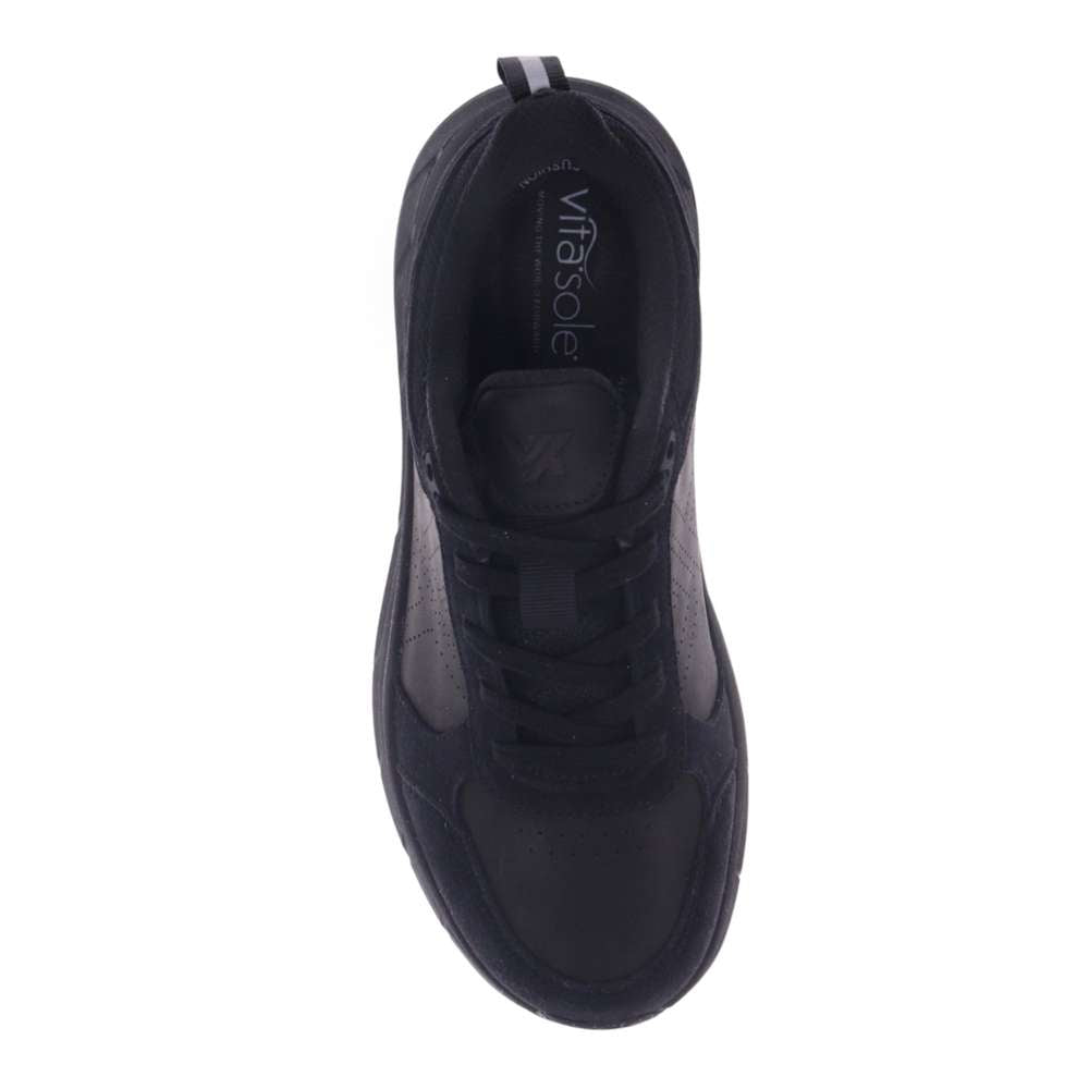 Urban Walker Lace-Up Casual Sneaker - Black