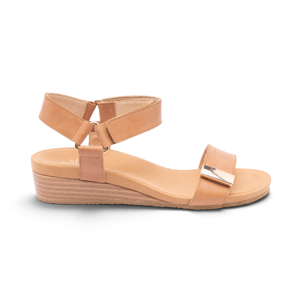 Utica Plain Sandal - Tan