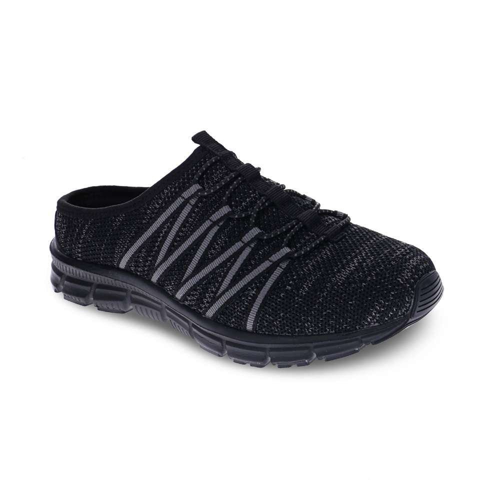 Utopia Knit Slip-On Casual Sneaker - Black