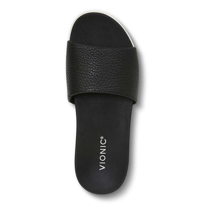 Val Slide - Black Tumble