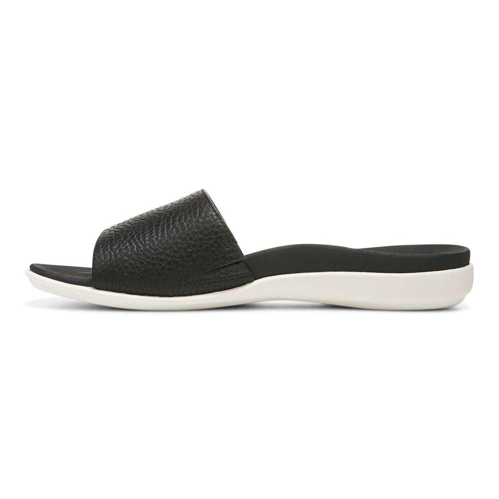 Val Slide - Black Tumble