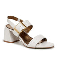 Vicky Dress Heeled Sandal - Warm White