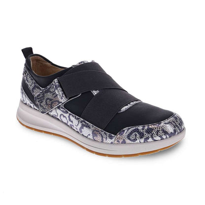 Virginia Adjustable Casual Sneaker - Silver Safari