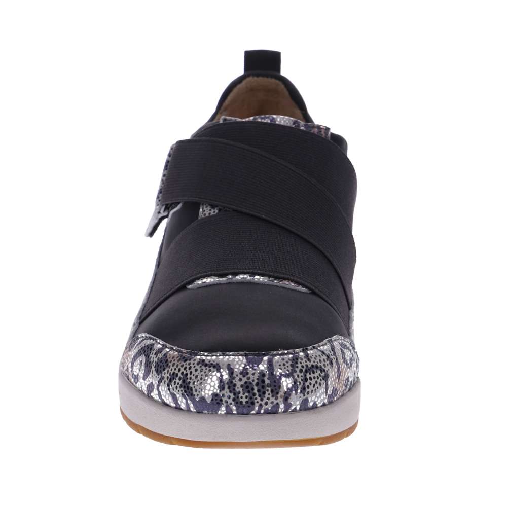 Virginia Adjustable Casual Sneaker - Silver Safari
