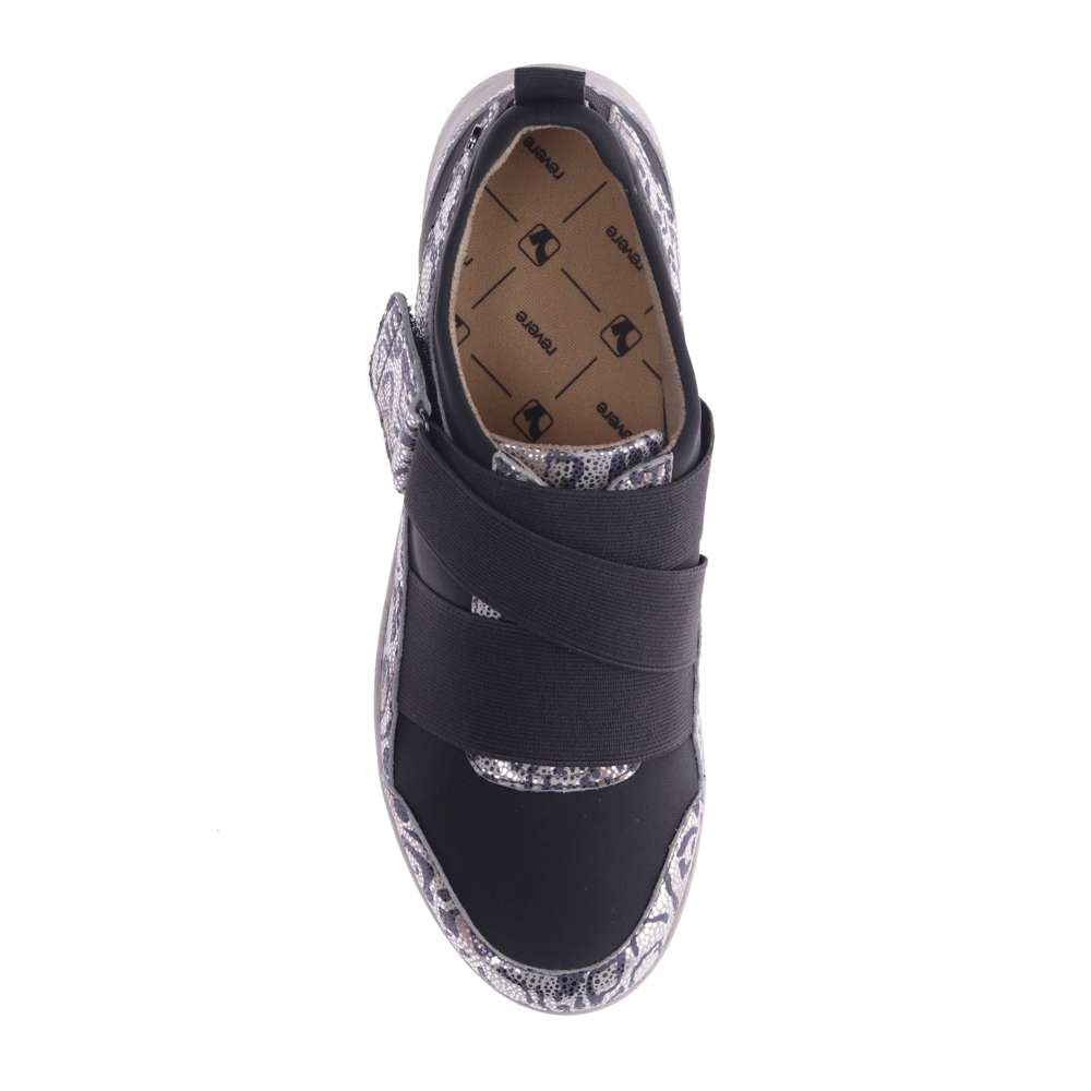 Virginia Adjustable Casual Sneaker - Silver Safari