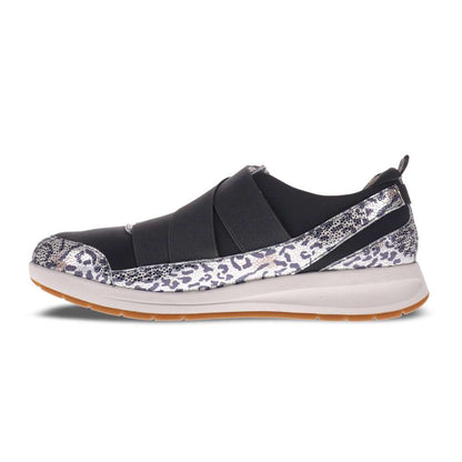 Virginia Adjustable Casual Sneaker - Silver Safari