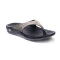 Vitality Recovery Toe Post Sandal - Black/Silver