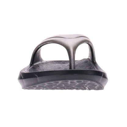 Vitality Recovery Toe Post Sandal - Black/Silver