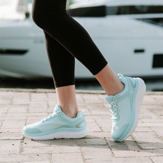 Lifestyle image for Walker Mesh III Active Sneaker - Jade