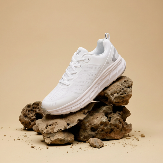 Lifestyle image for Walker Mesh III Active Sneaker - White