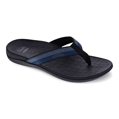 Wave Toe Post Sandal Unisex - Navy Multi