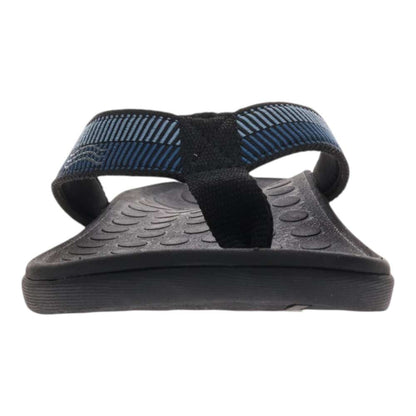 Wave Toe Post Sandal Unisex - Navy Multi