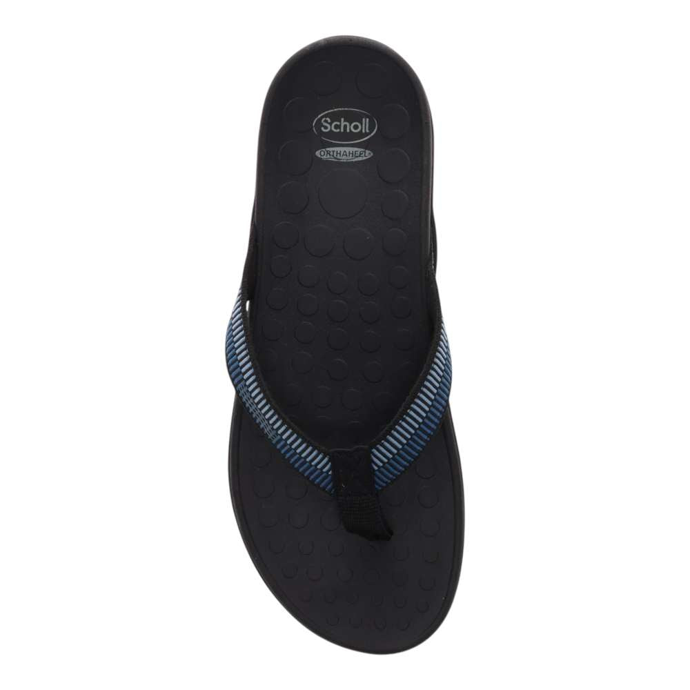 Wave Toe Post Sandal Unisex - Navy Multi