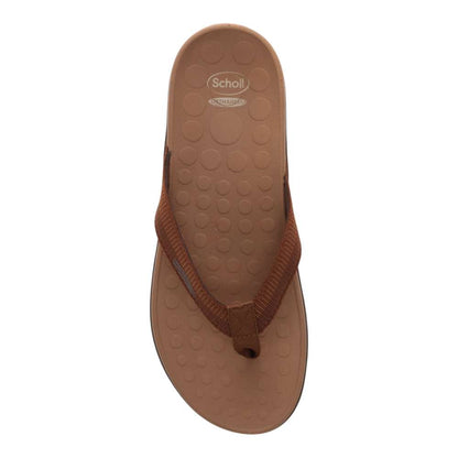 Wave Toe Post Sandal Unisex - Tan Multi