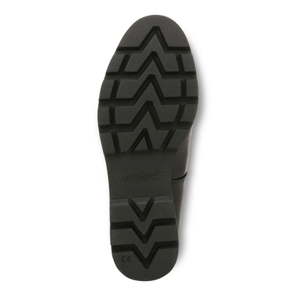 Willa Wedge - Black Leather