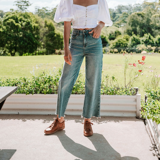 Lifestyle image for Wren Casual Sneaker - Tan