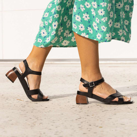 Lifestyle image for Yara Heeled Sandal - Black