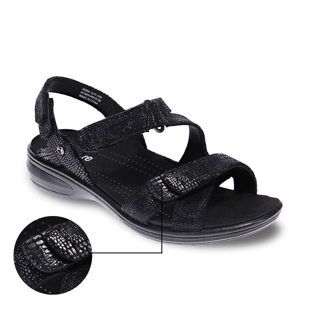 Zanzibar Strap Extension - Black Lizard