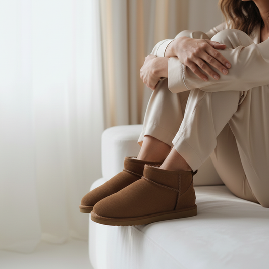 Lifestyle image for Zen Slipper - Tan
